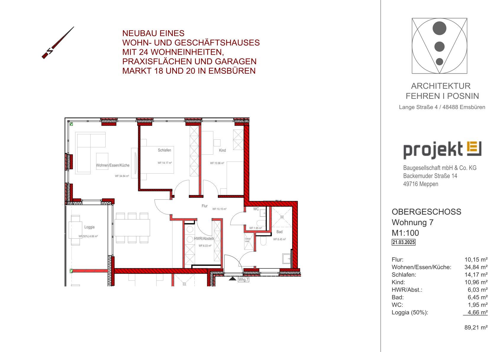Grundriss Wohnung 7