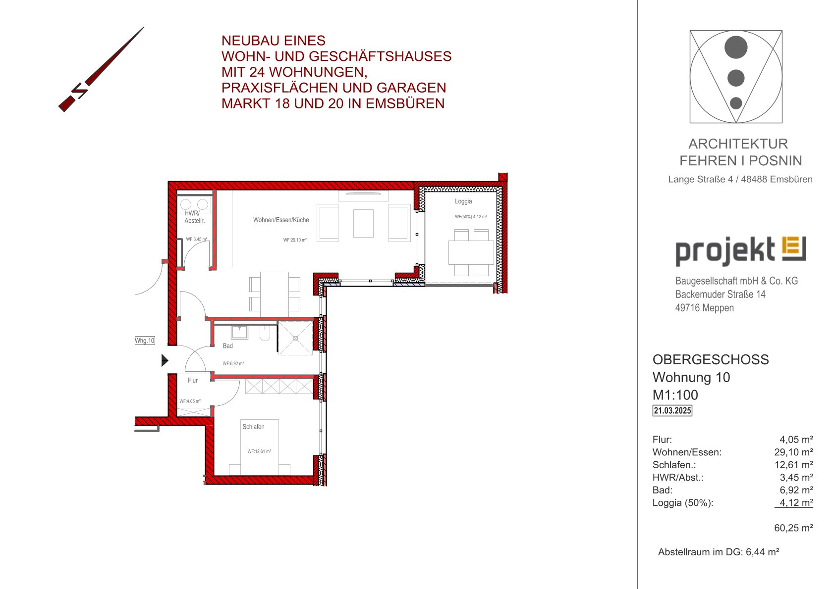 Grundriss Wohnung 10