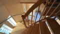 Treppe zum Dachgeschoss