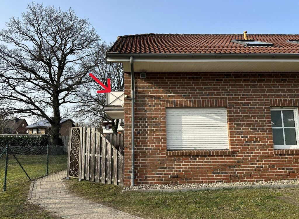 Frontansicht Haus